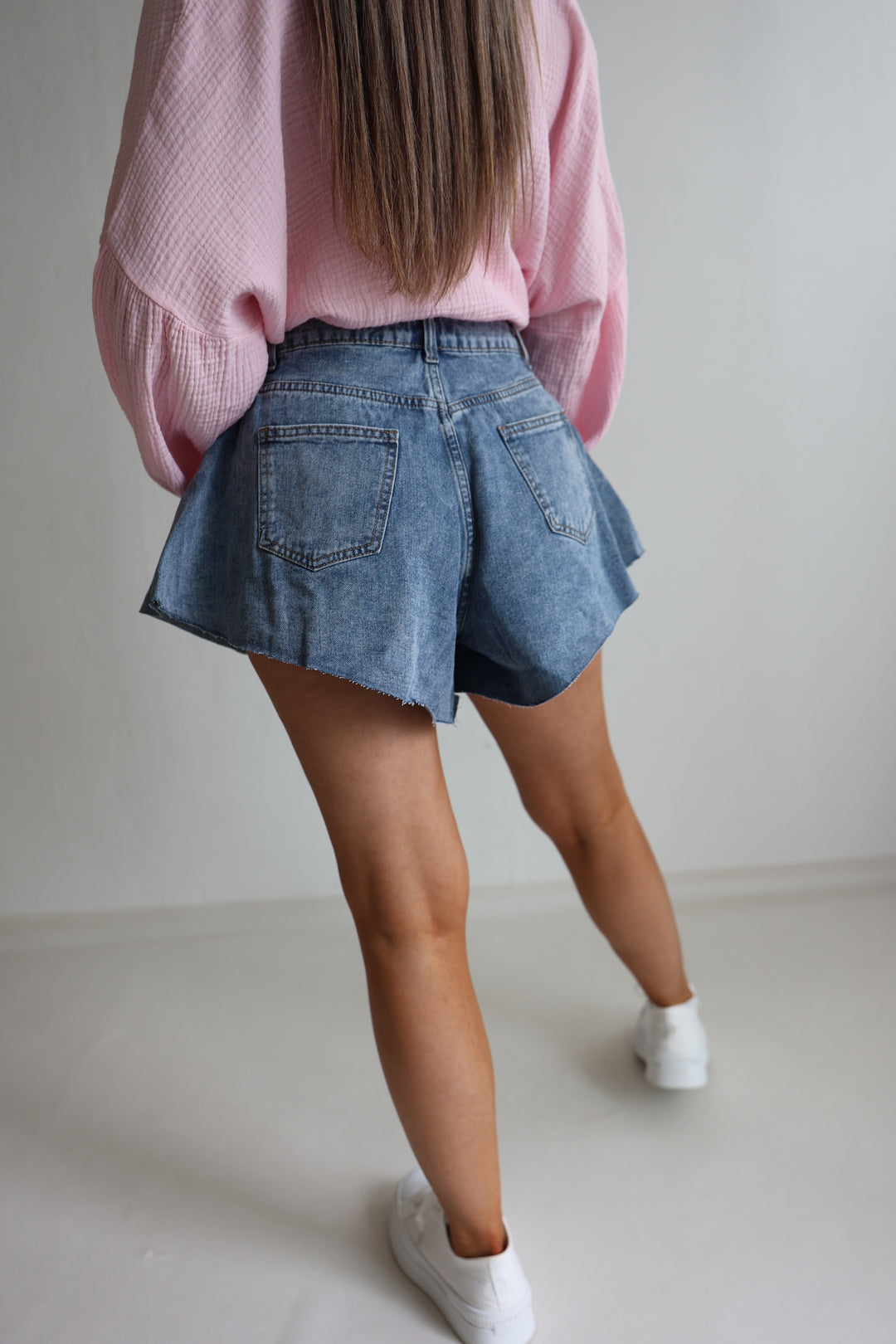 Ausgestellte Jeansshorts Lani