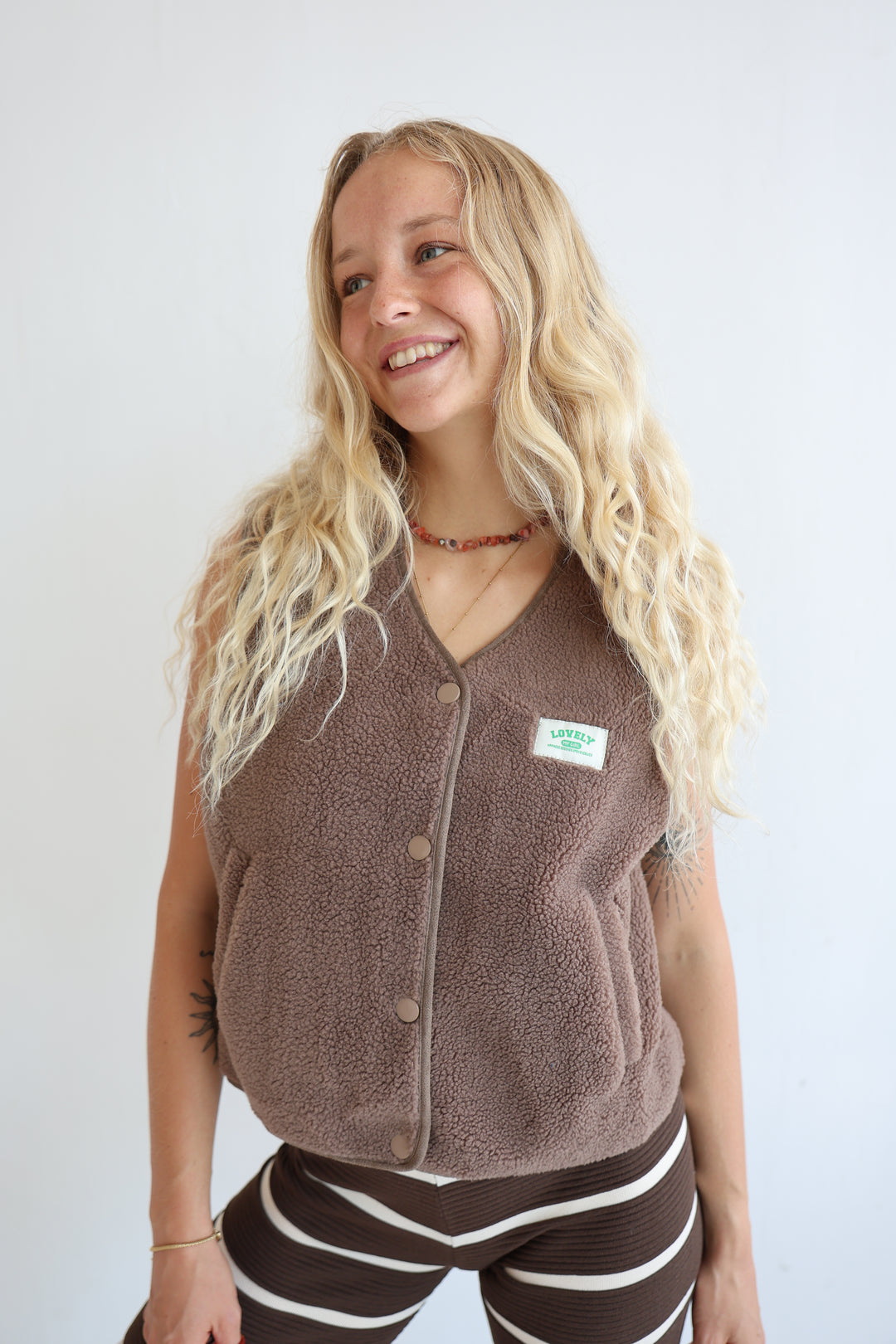 Teddyweste Lovely Patch