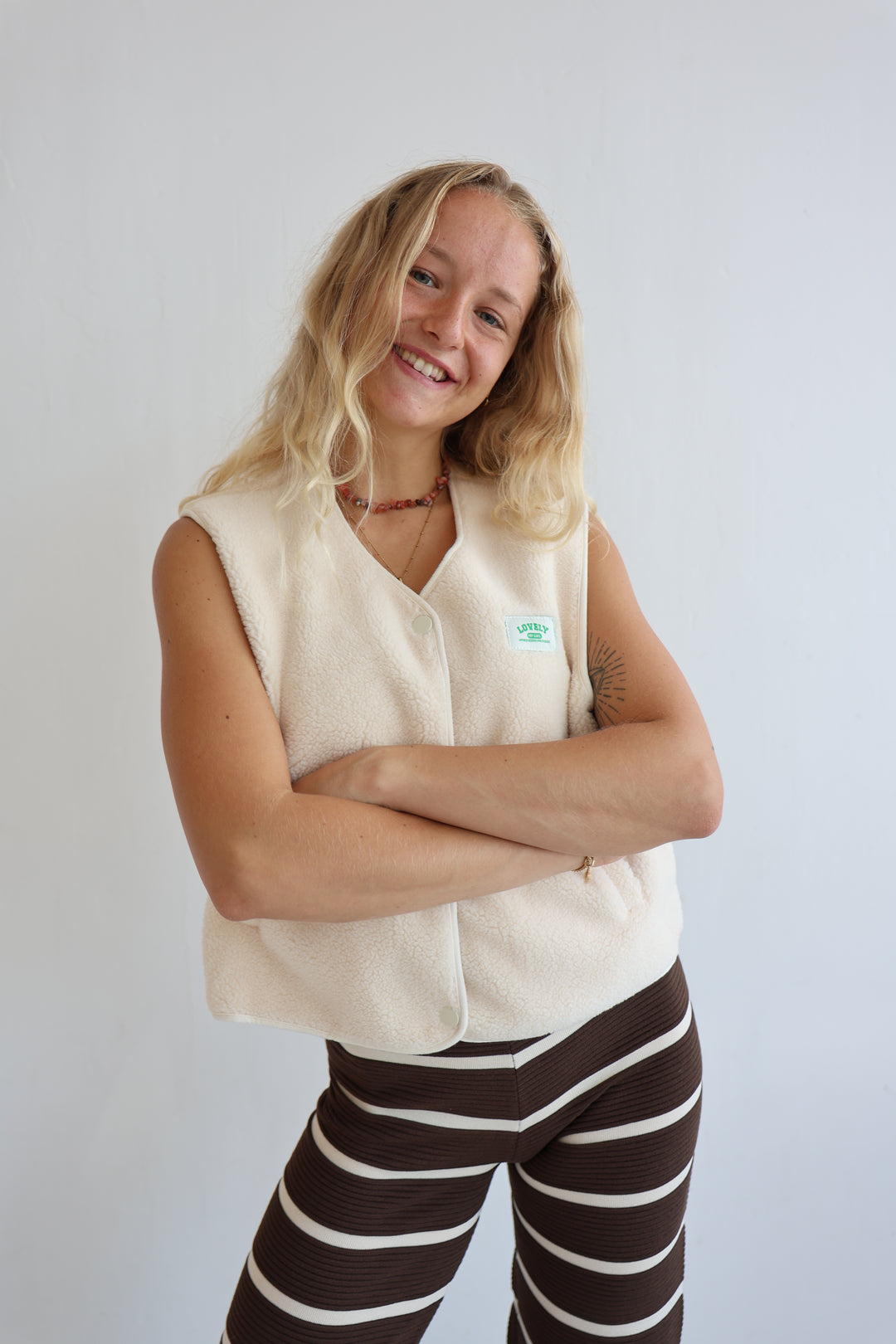 Teddyweste Lovely Patch