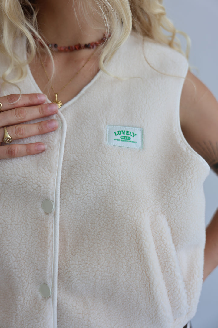 Teddyweste Lovely Patch