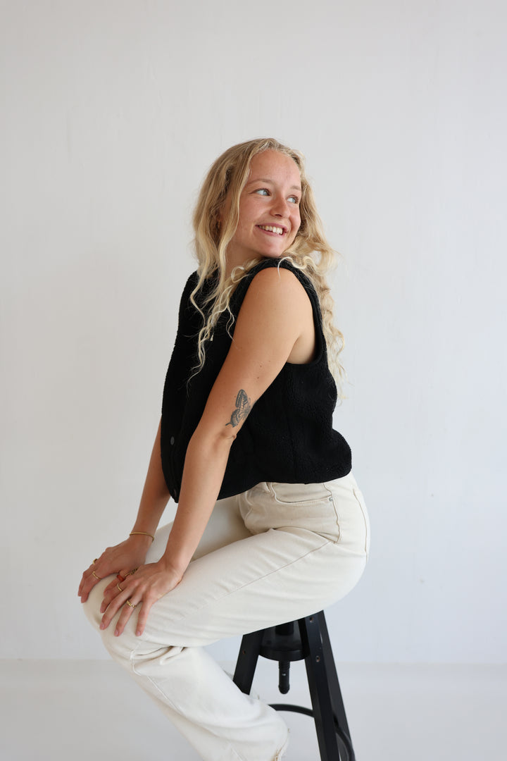 Teddyweste Lovely Patch