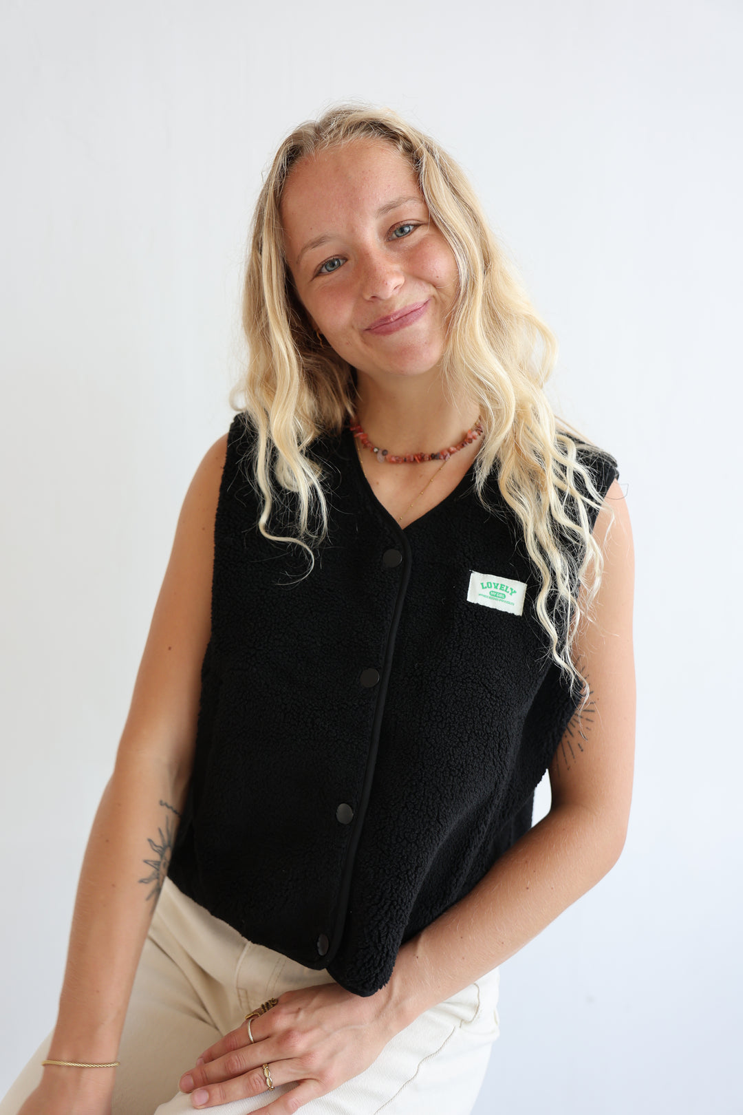 Teddyweste Lovely Patch