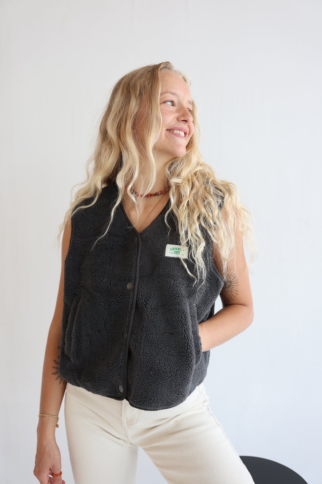 Teddyweste Lovely Patch