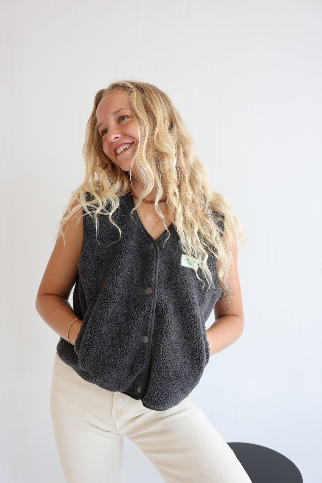 Teddyweste Lovely Patch