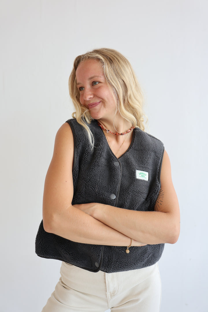 Teddyweste Lovely Patch