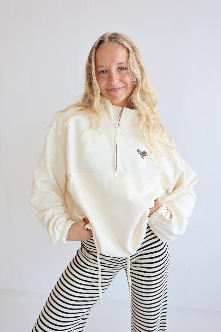 Zip-Sweater Tennis Racket