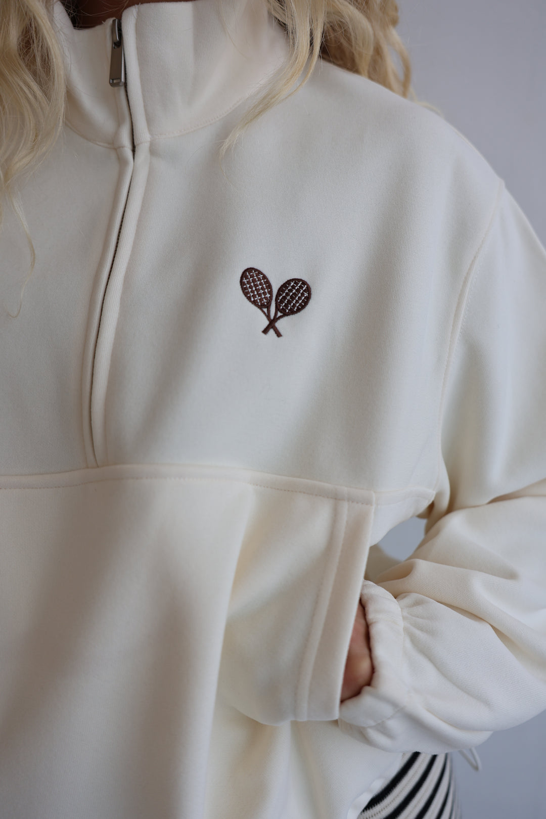 Zip-Sweater Tennis Racket