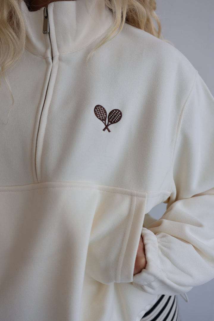 Zip-Sweater Tennis Racket