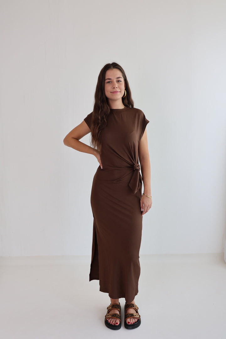 Figurbetontes Kleid mit Knoten Venezia