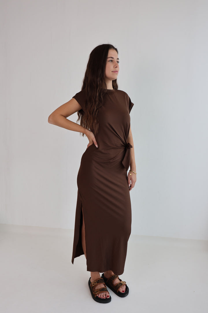 Figurbetontes Kleid mit Knoten Venezia