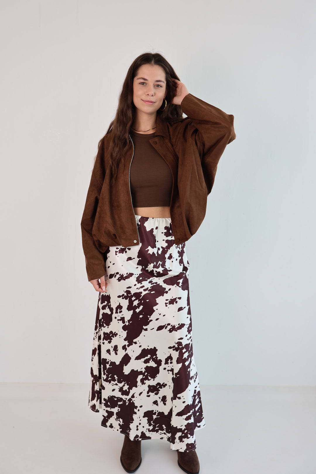 Wildlederjacke Hazelnut