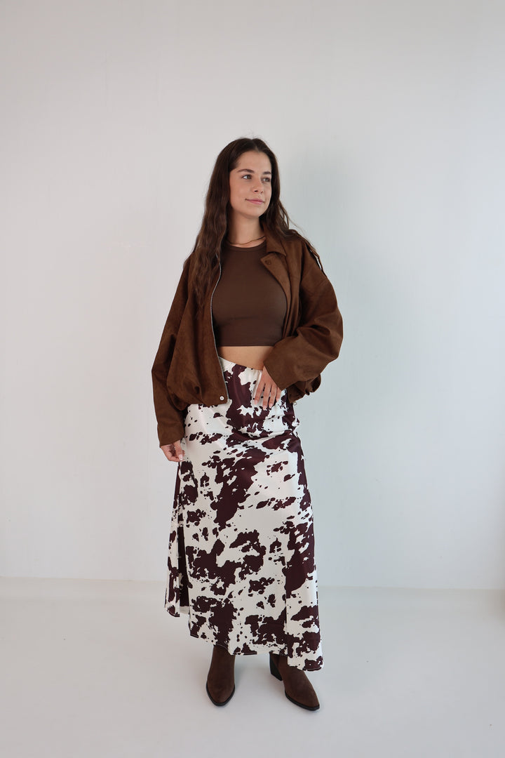 Wildlederjacke Hazelnut