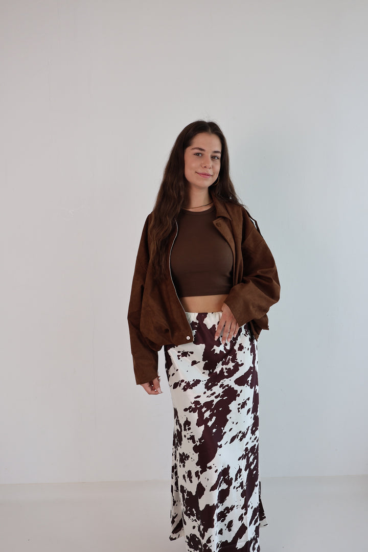 Wildlederjacke Hazelnut