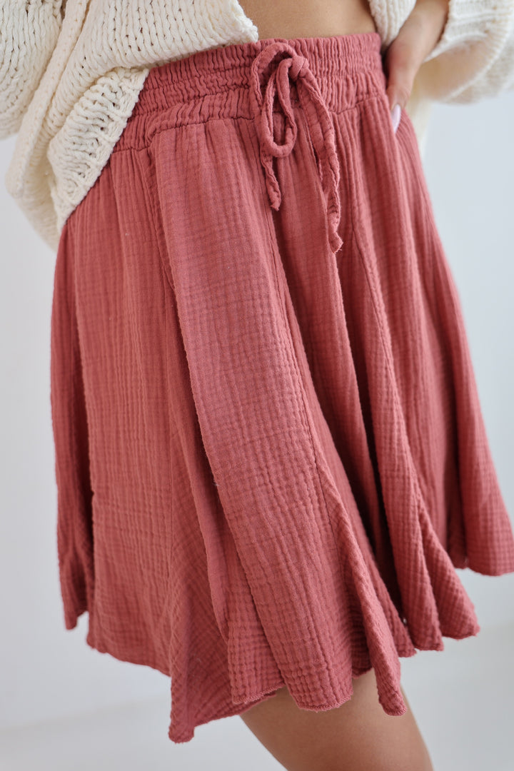 Volantrock aus Musselin Natascha