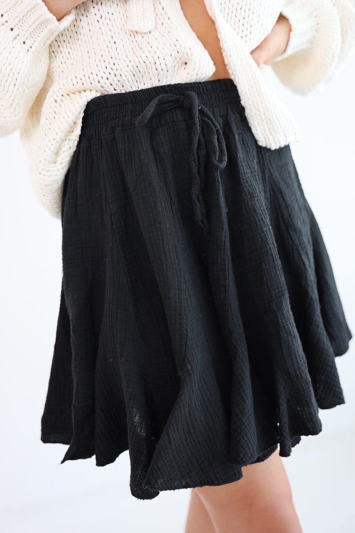 Volantrock aus Musselin Natascha