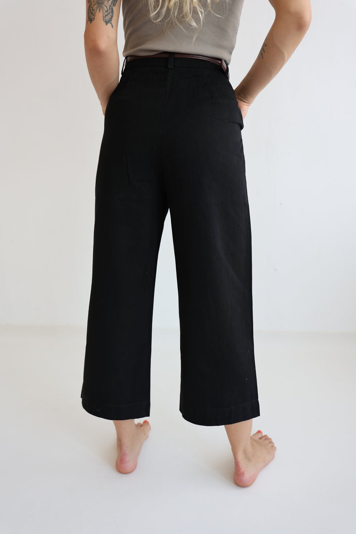 Culotte Jeans mit Gürtel Jana