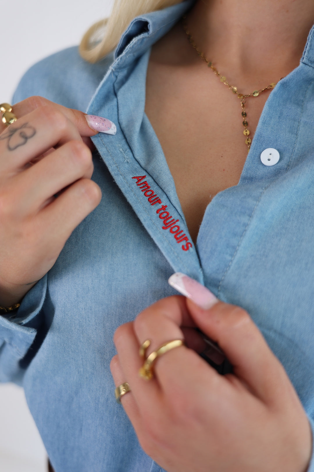 Jeanshemd Amour Toujours