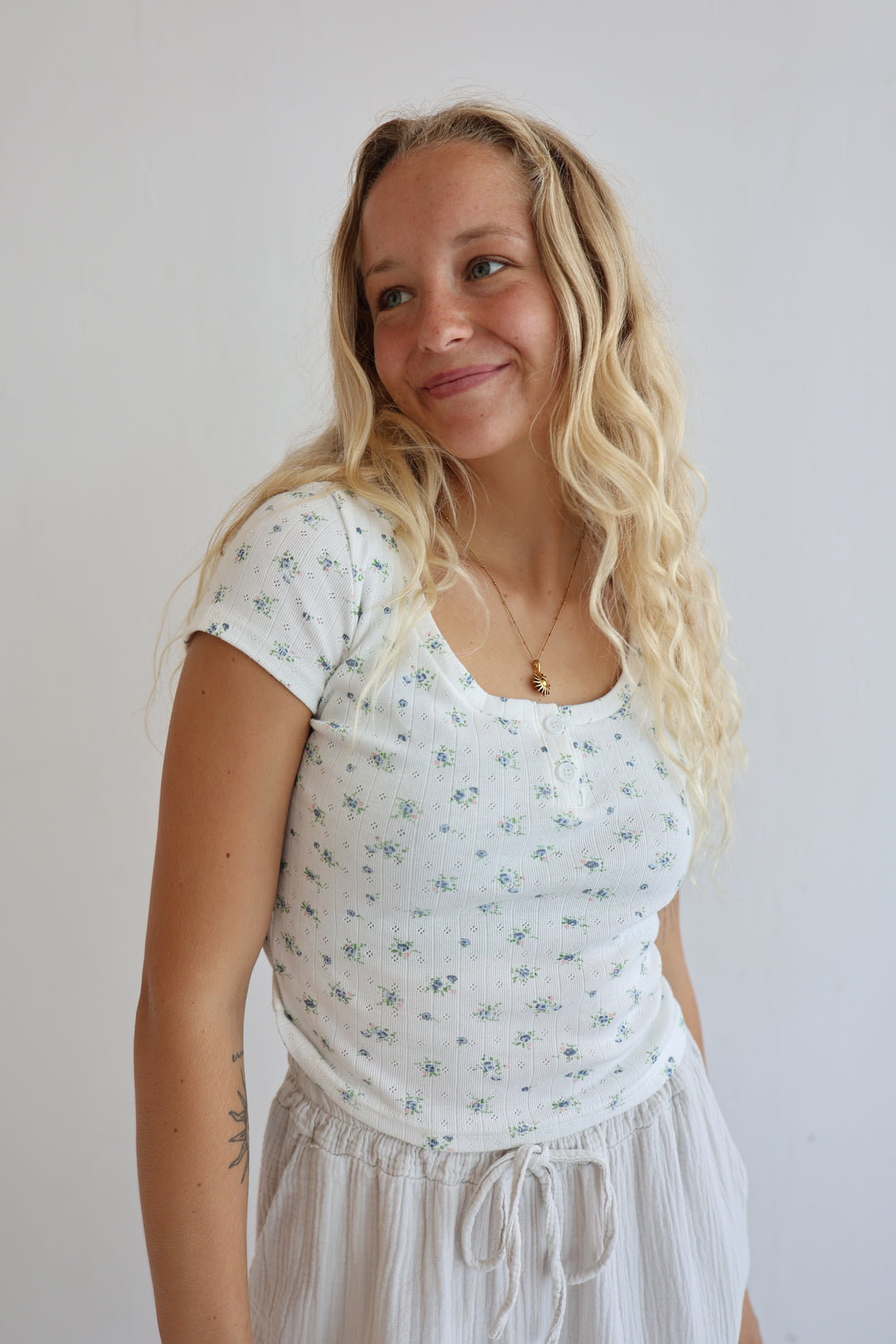 Pointelle T-Shirt Nancy