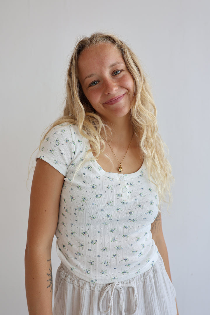 Pointelle T-Shirt Nancy