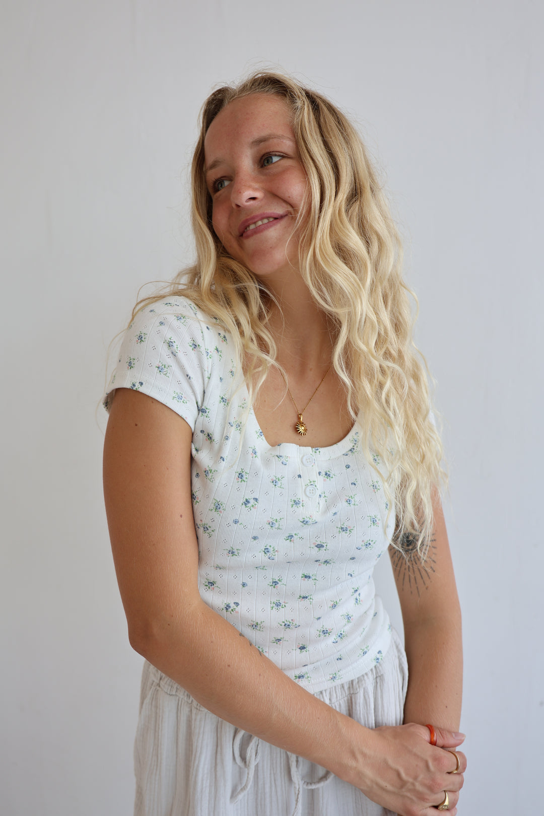 Pointelle T-Shirt Nancy