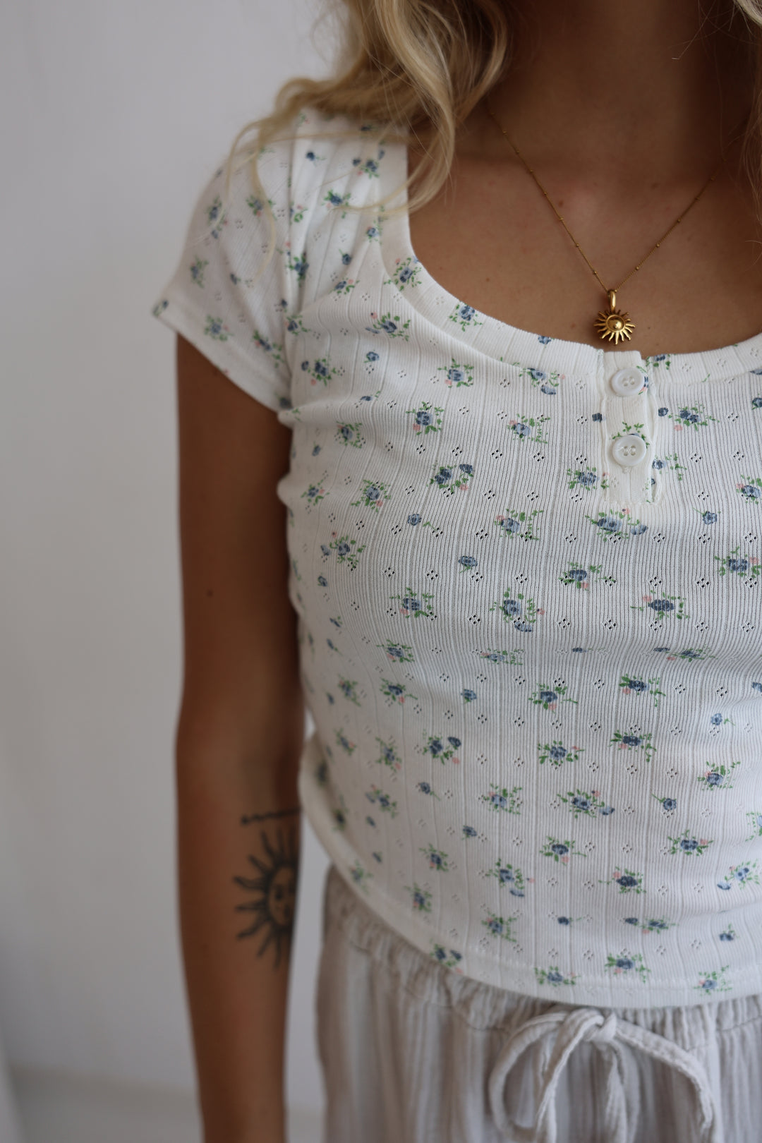 Pointelle T-Shirt Nancy