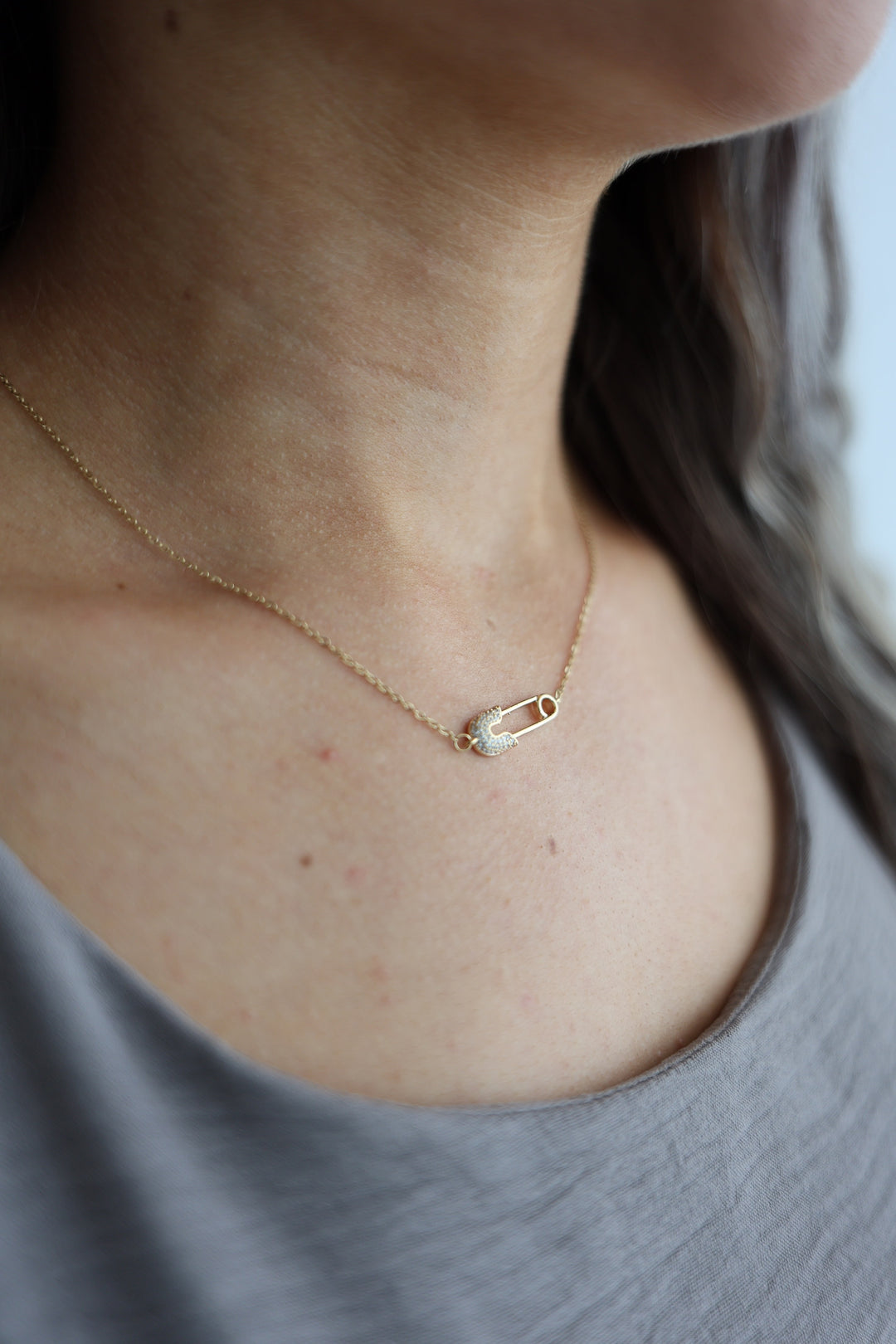 Halskette Safety Pin