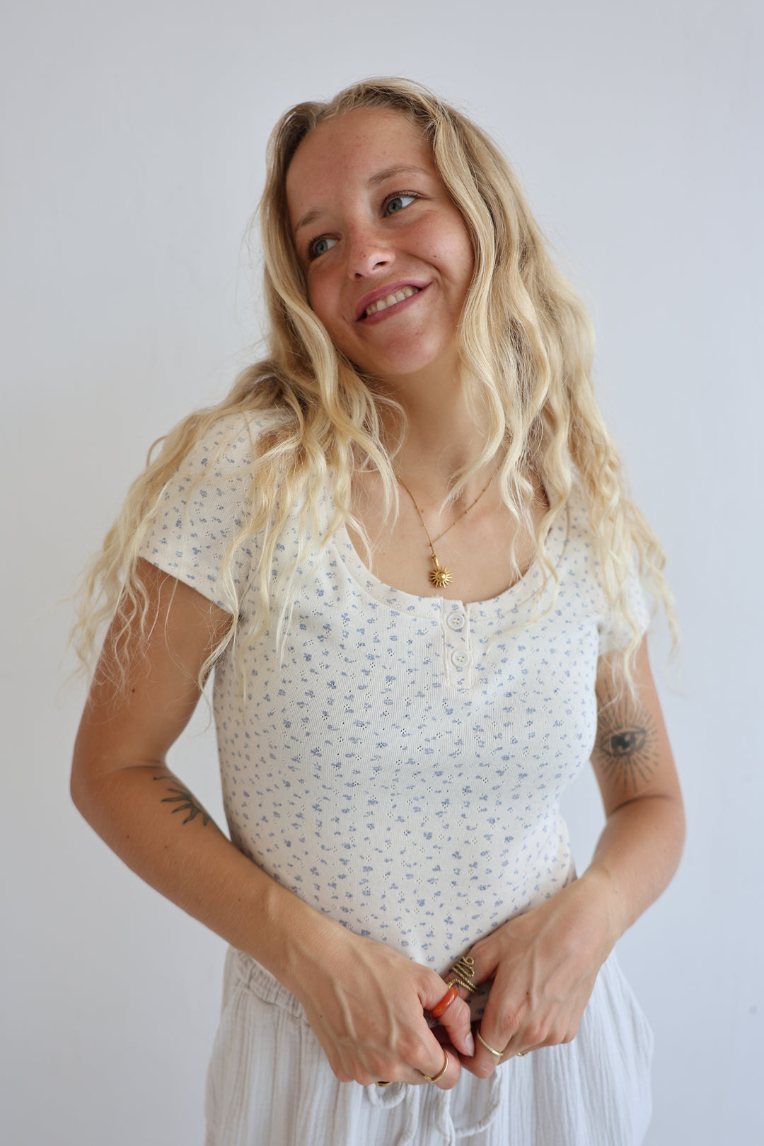 Pointelle T-Shirt Nancy