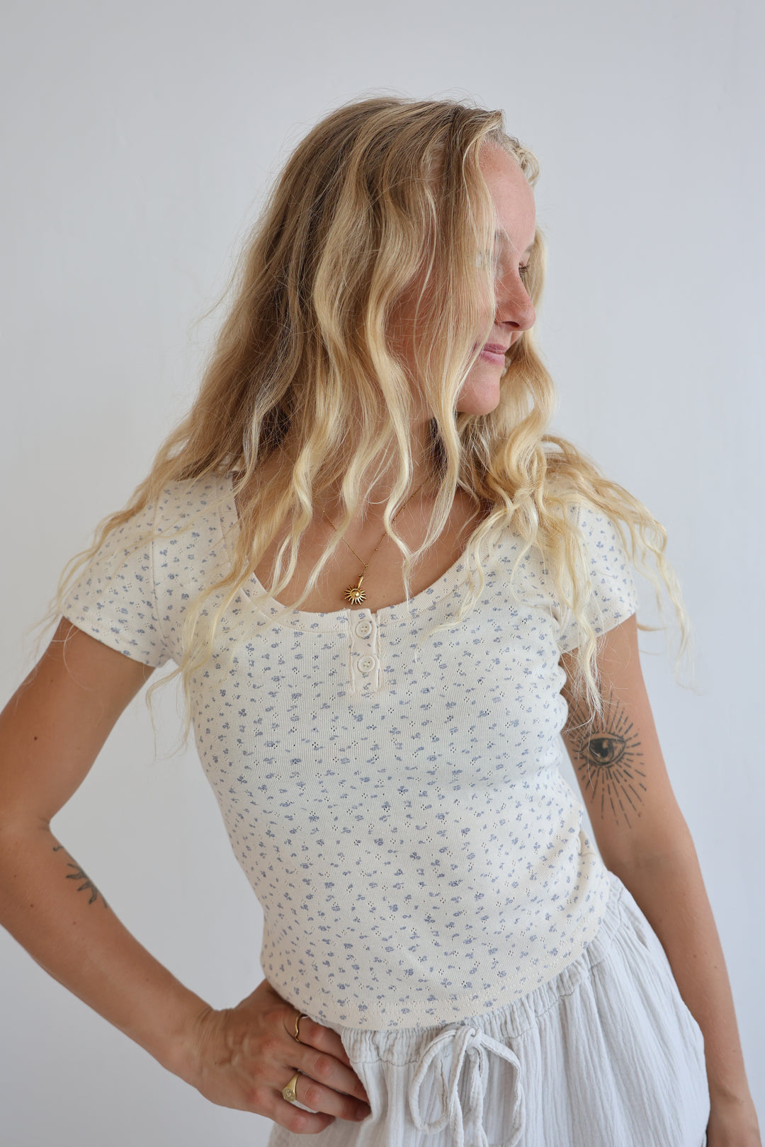 Pointelle T-Shirt Nancy