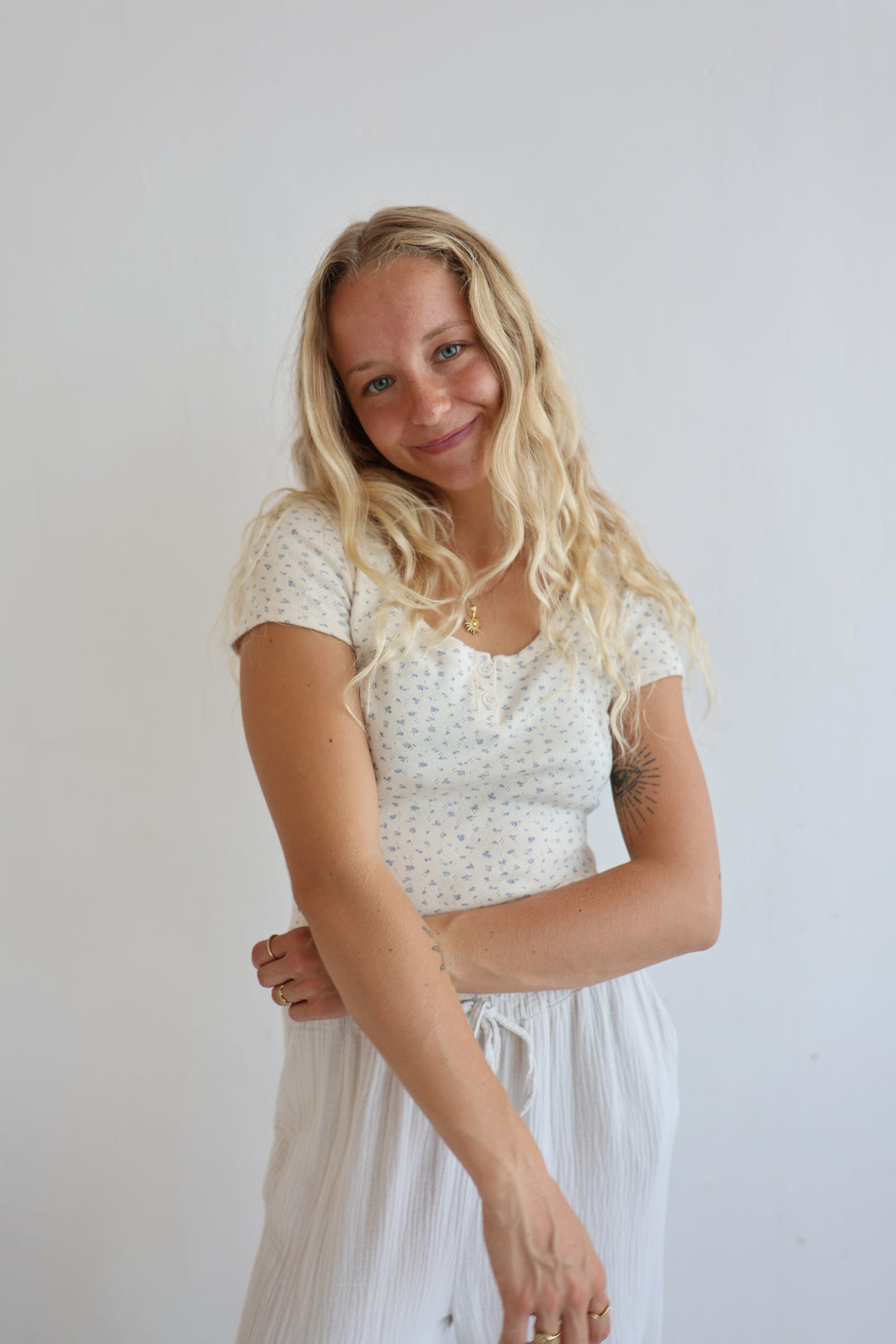 Pointelle T-Shirt Nancy