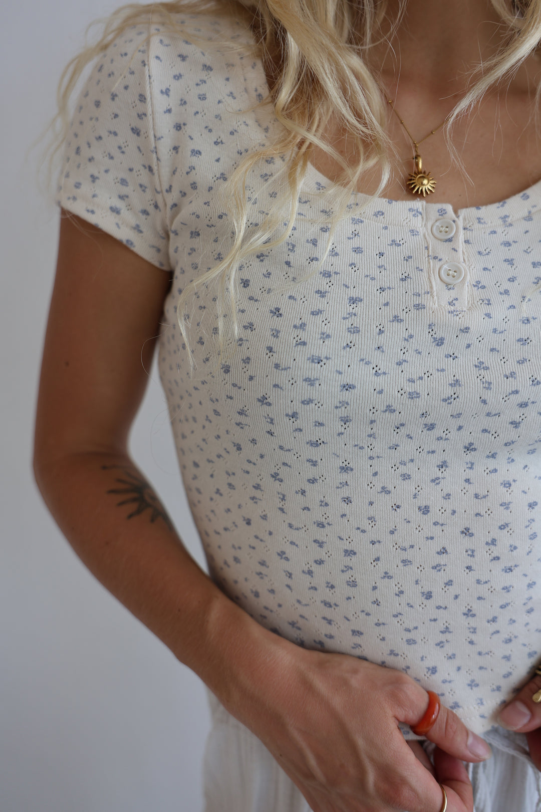 Pointelle T-Shirt Nancy