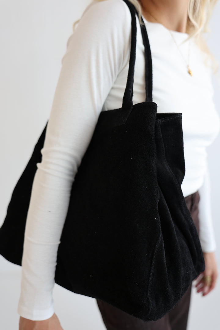 Shopper aus Wildleder Kamina