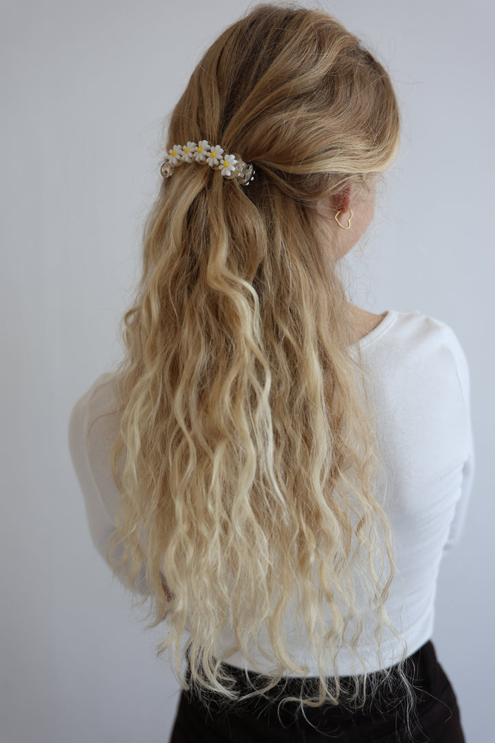 Haarspange Long Daisy