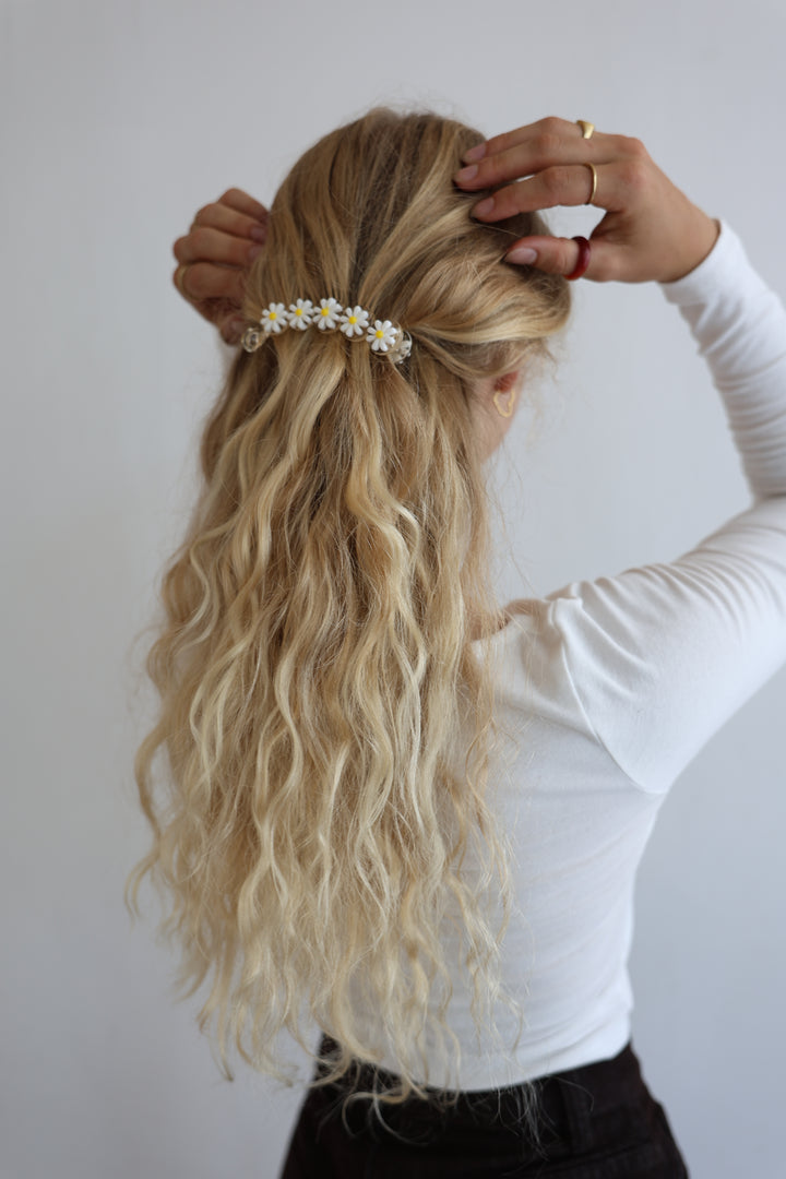 Haarspange Long Daisy