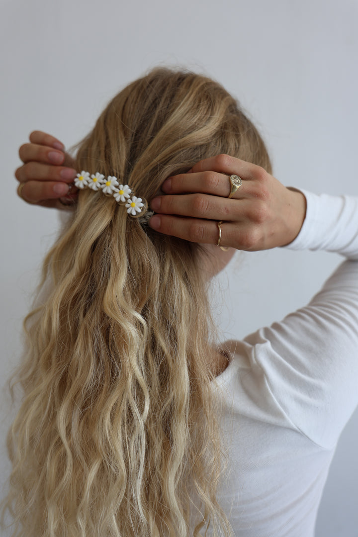 Haarspange Long Daisy